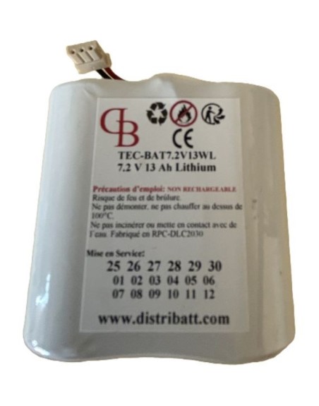 C126BATT72V13WL TecnoAlarm