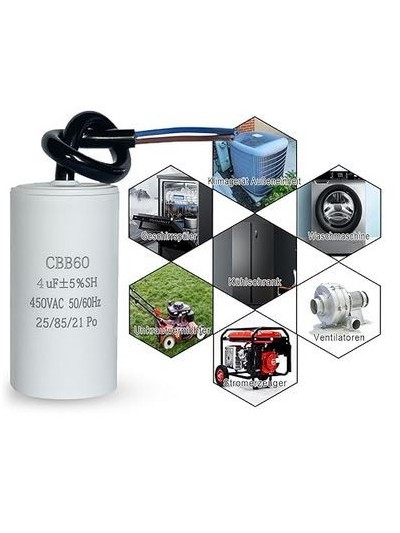 4uF 450 V condensateur à fil