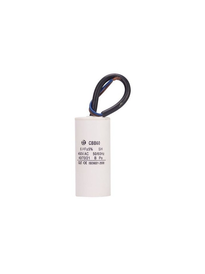 6uF 450 V condensateur à fil