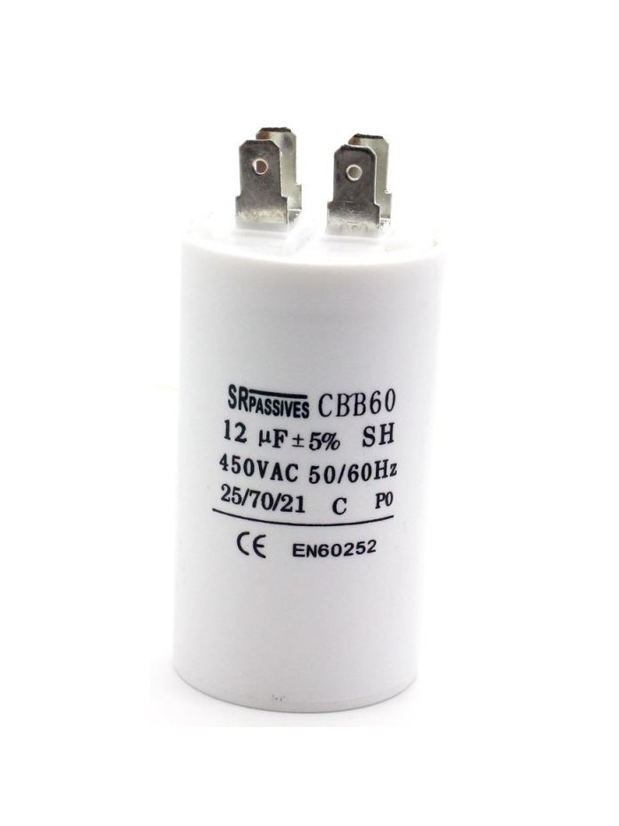 12uF 450 V Condensateur à cosses Faston