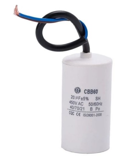 20uF 450 V Condensateur à Fil + Faston