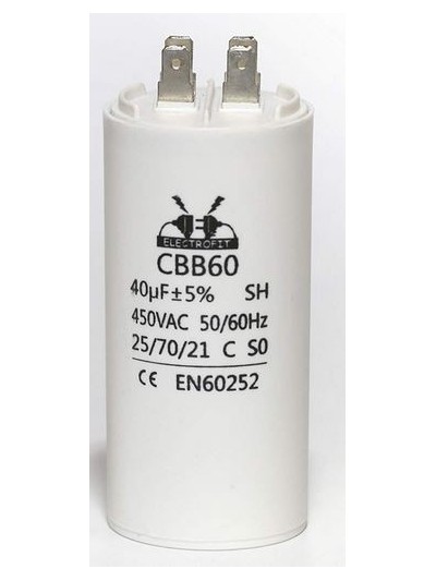 40uF 450V Condensateur à cosses