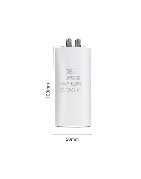 60uF 450V Condensateur à Cosses