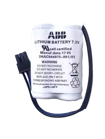 3HAC044075-001/01 ABB Robotics 7.2Volts