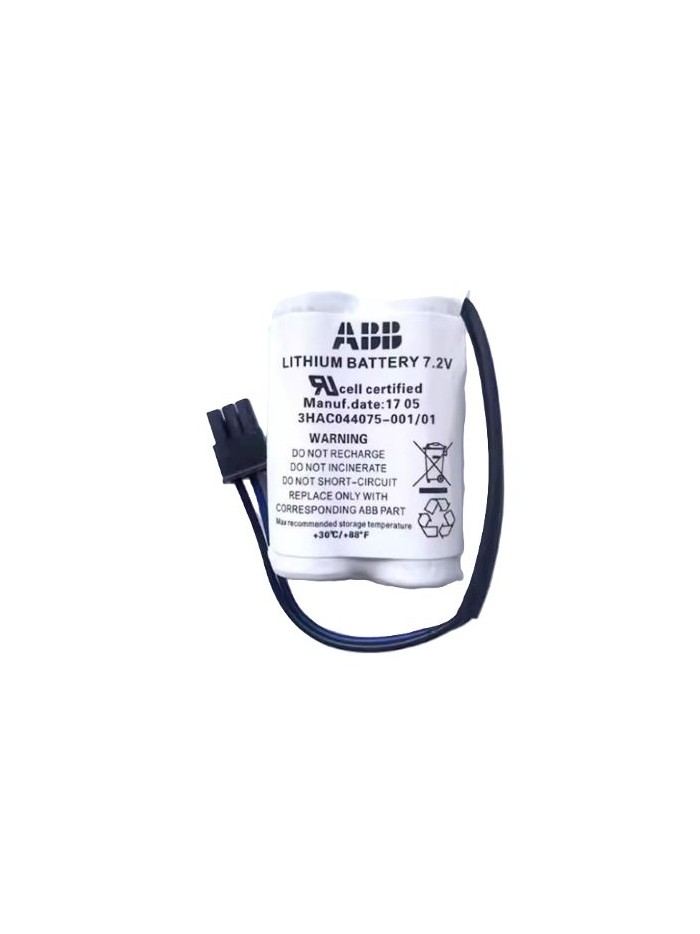 3HAC044075-001/01 ABB Robotics 7.2Volts