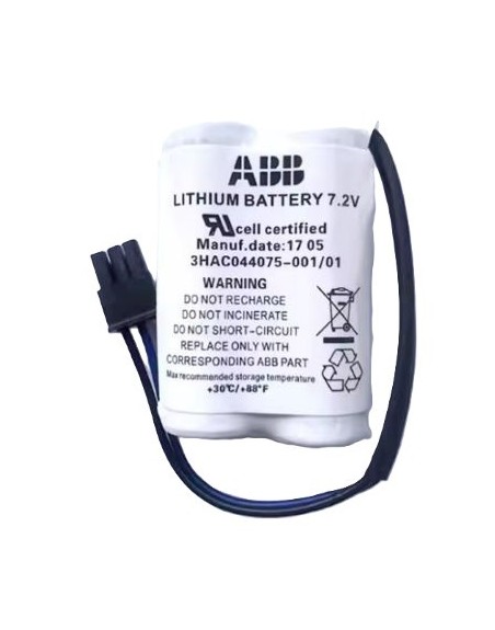 3HAC044075-001/01 ABB Robotics 7.2Volts