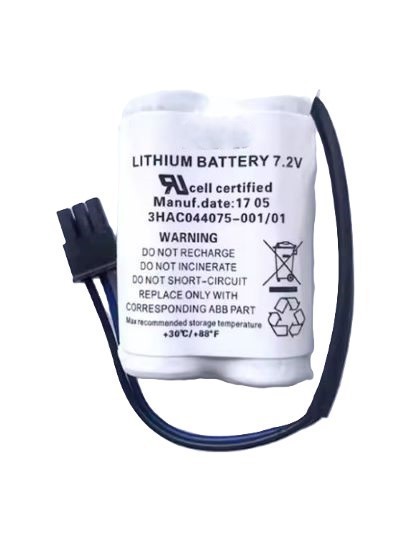 3HAC044075-001/01 ABB Robotics 7.2Volts