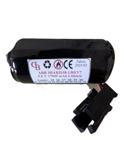 3HAB2038-1/REV7- 3.6V 17 Ah ABB Robotics