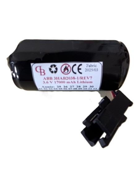 3HAB2038-1/REV7- 3.6V 17 Ah ABB Robotics