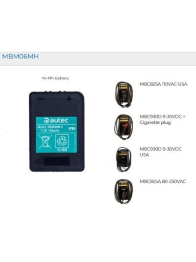 MBM06MH AUTEC 7.2 Volts Autec Original