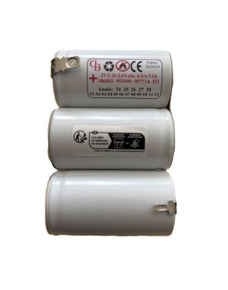 3VTD 3.6V 4000/4500 mAh NiCd HT