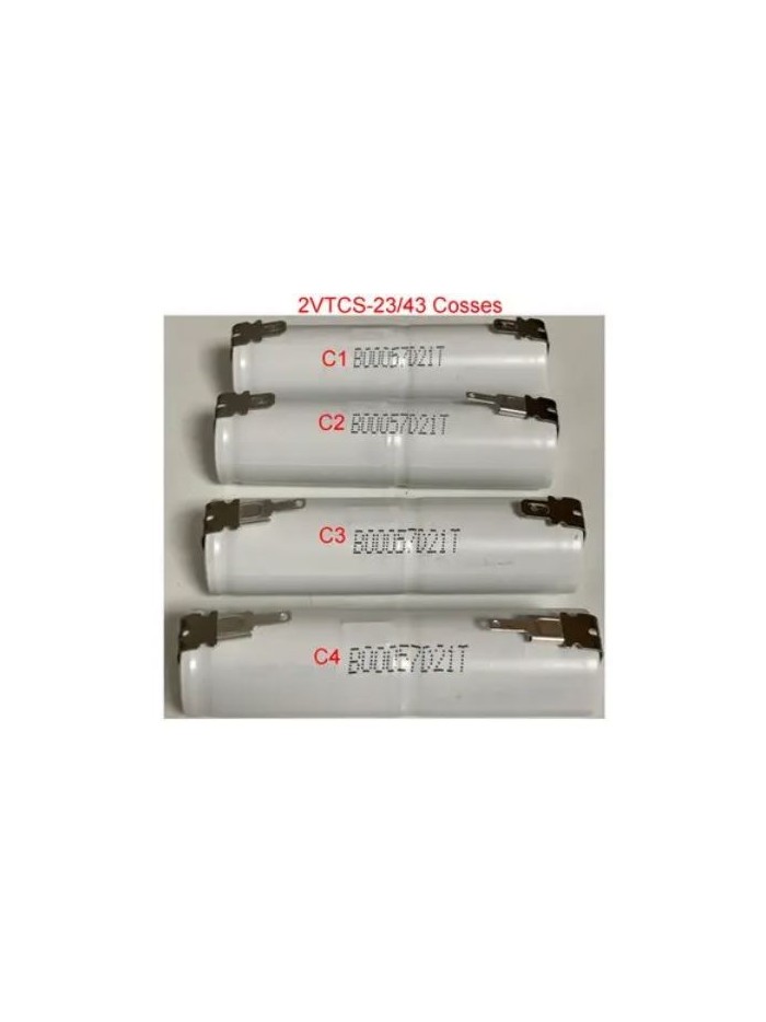 2VTC-S 2.4V 1600 mAh NiCd HT