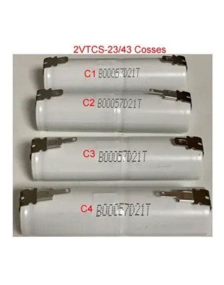 2VTC-S 2.4V 1600 mAh NiCd HT