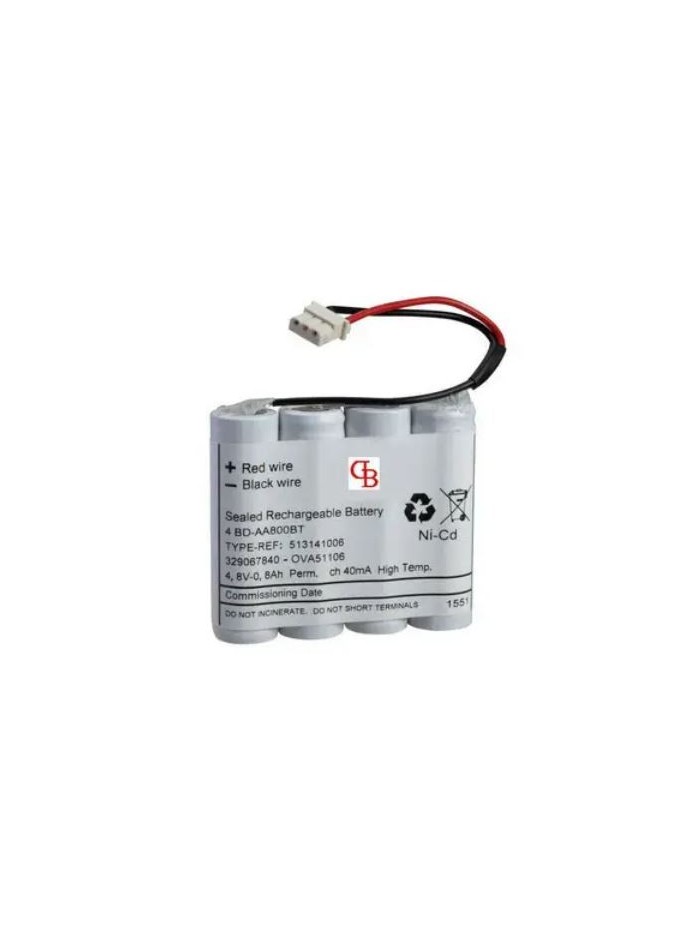 OVA51107 4.8V 800 mAh NiCd +3pts