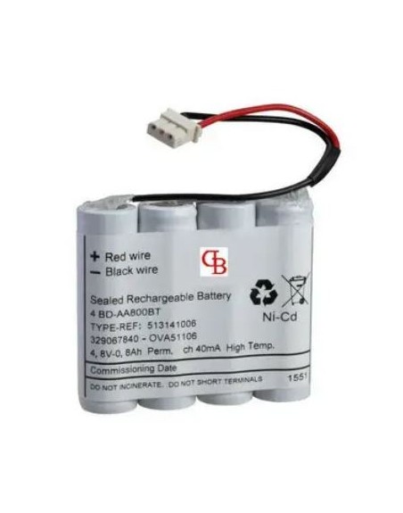 OVA51107 4.8V 800 mAh NiCd +3pts