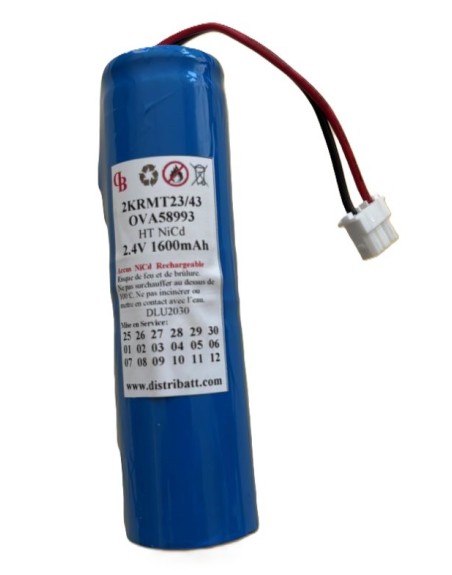 OVA58993 2.4V 1600 mAh NiCd HT + 3points