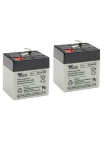6.0 Volts 1.0Ah Pack 2 pcs Plomb