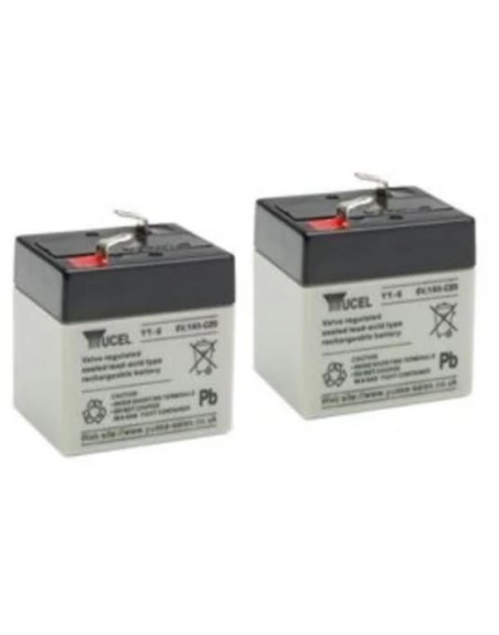 6.0 Volts 1.0Ah Pack 2 pcs Plomb