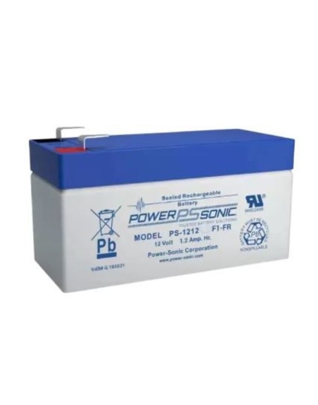 PS-1212F1-FR 12Volts 1.2 Ah FR/VO Plomb