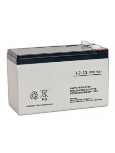 12 Volts 7.2/7.5 Ah AGM  Plomb