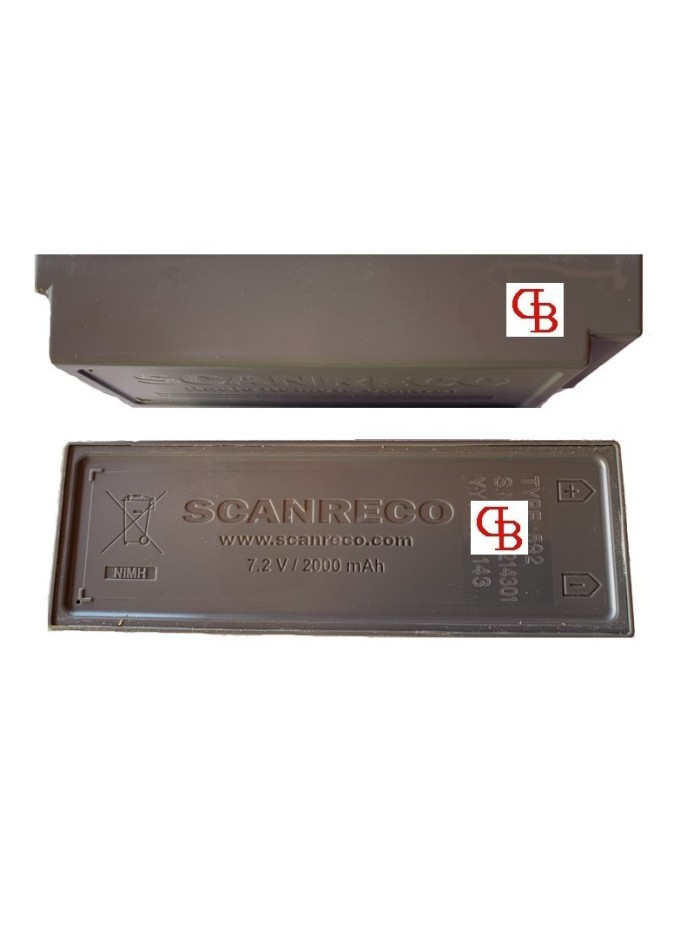Scanreco 2 Batteries RC400 590/592 Origional Product