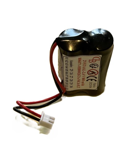 806071 2.4V 800 mAh NiCd + connecteur NiCd HT