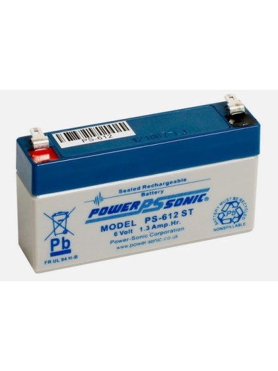 PS-612-ST 6Volts 1.3Ah Plomb