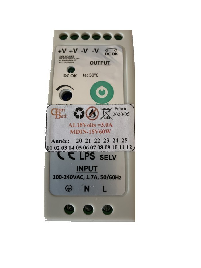 DR60-18 - 18 Volts 3.0 A