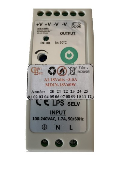 DR60-18 - 18 Volts 3.0 A