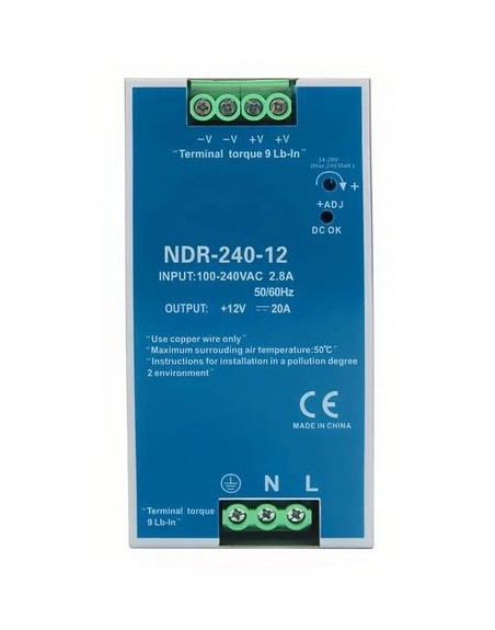 NDR240-12 - 12 Volts 20.0 A
