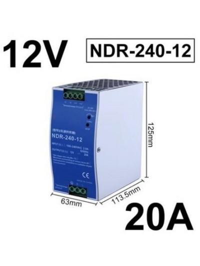 NDR240-12 - 12 Volts 20.0 A