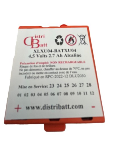 RXU04 4.5Volts 2.7Ah Alcaline