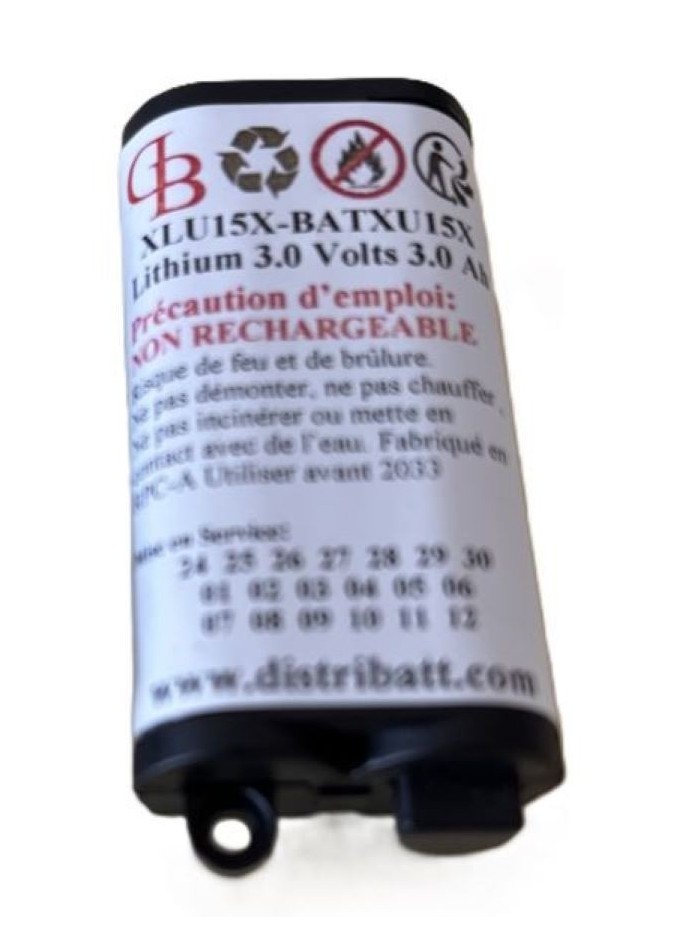 RXU15X 3v 3Ah Daitem Lithium