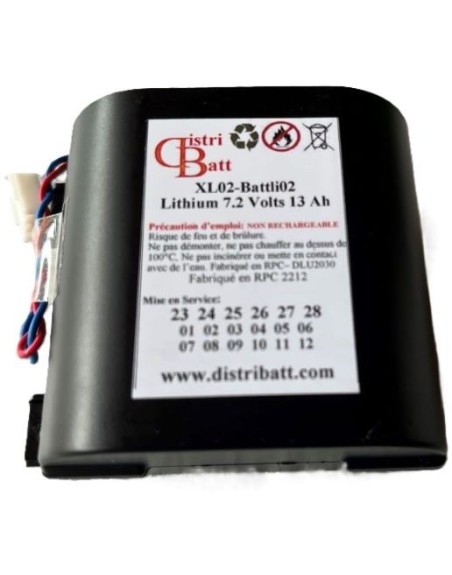 BAT02B - Batli02  5 pcs Compatible Hager Daitem